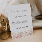 Invitation Enseigne personnalisée de rose entièrement modifia