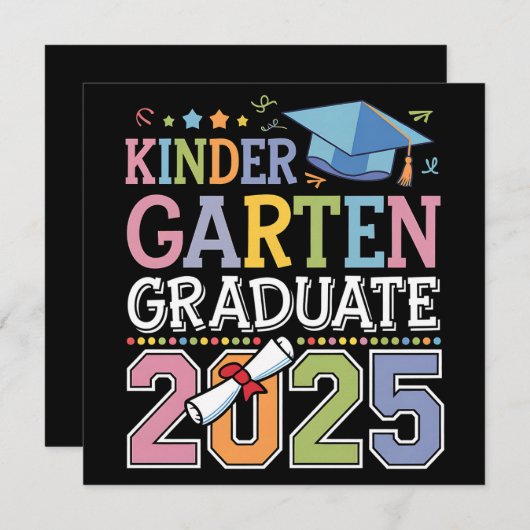 Invitation Enseignement de fin d'études 2025 (Devant / Derrière)