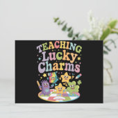 Invitation Enseignement Lucky Charms Enseignant St Patricks D (Debout devant)