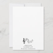 Invitation Enseignement préscolaire / jardin d'enfants Invita (Dos)