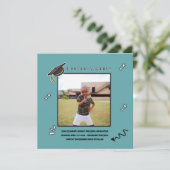 Invitation Enseignement préscolaire maternelle Graduation Par (Debout devant)