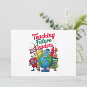 Invitation Enseignement Rétro Dirigeants Futurs Enseignant Éc (Debout devant)