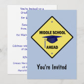 Invitation Enseignement secondaire de la filière routière jau (Devant / Derrière)