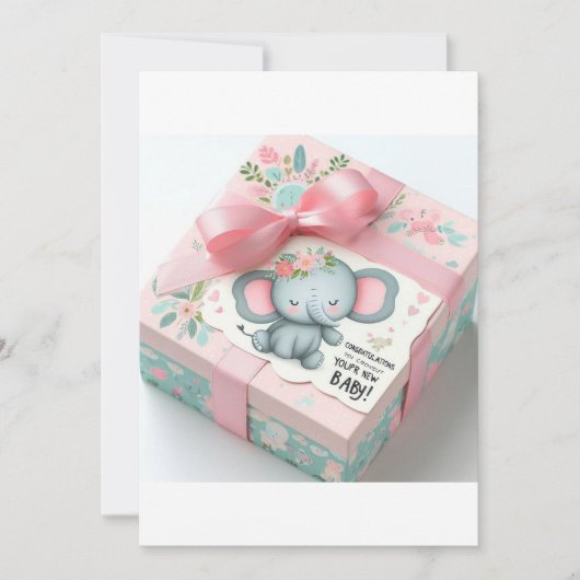 Invitation Ensemble cadeau Baby shower adorable - Essentials  (Devant)