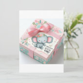 Invitation Ensemble cadeau Baby shower adorable - Essentials  (Debout devant)