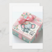 Invitation Ensemble cadeau Baby shower adorable - Essentials  (Devant / Derrière)