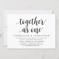 Ensemble comme un Mariage Elopement Dinner Party