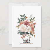Invitation Ensemble dans l'amour, ensemble pour la vie (Dos)