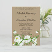 Invitation Ensemble de mariage Fleurs de Marguerite de Gerber (Debout devant)