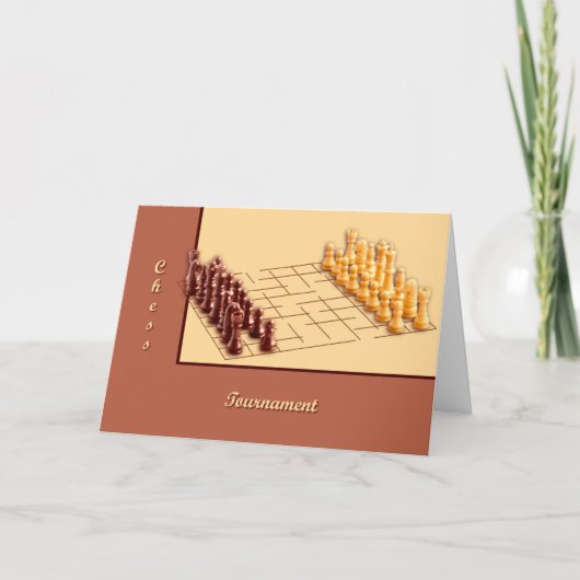 Invitation Ensemble d'échecs (Devant)