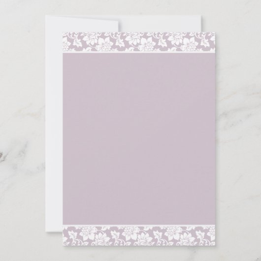 Invitation Ensemble d'invitation de mariage à deux lys Starga (Dos)