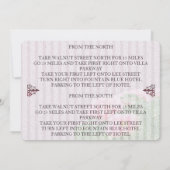 Invitation Ensemble d'invitation de mariage Baroque Glamour,  (Dos)