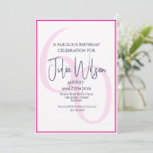 Invitation Ensemble d'invitation pour les 50 ans de style mod (Debout devant)