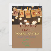 Invitation Ensemble d'invitations anniversaires de enfants (Devant)