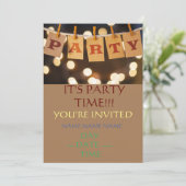 Invitation Ensemble d'invitations anniversaires de enfants (Debout devant)