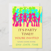 Invitation Ensemble d'invitations anniversaires de enfants (Devant)
