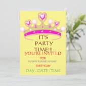 Invitation Ensemble d'invitations anniversaires de enfants (Debout devant)