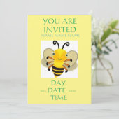 Invitation ensemble d'invitations d'anniversaire pour enfants (Debout devant)