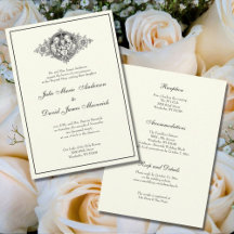 Ensemble élégant de réception de mariage catholiqu