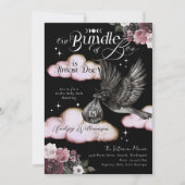 Invitation Ensemble gothique du Baby shower de livraison Boo (Devant)