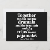 Invitation Ensemble, nous pouvons mettre fin à la Dramala et  (Devant)