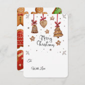 Invitation Ensemble PNG de biscuits au gingembre 3D – Clipart (Devant / Derrière)