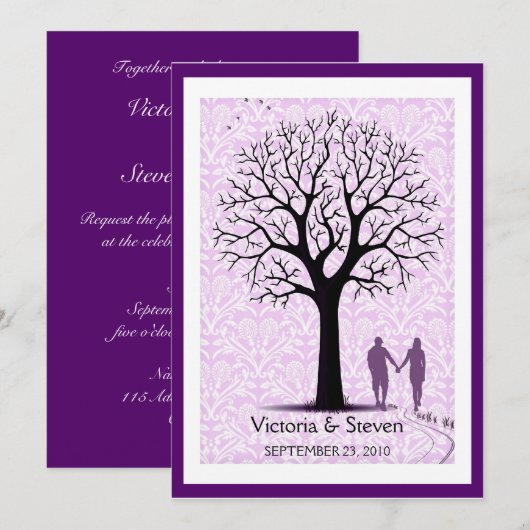 Invitation Ensemble pour toujours (Devant / Derrière)