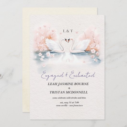 Invitation Ensemble Pour Toujours (Devant / Derrière)