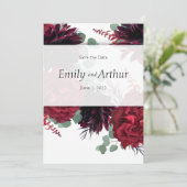 Invitation Ensemble rouge et blanc de la Winery 10 Save the D (Debout devant)