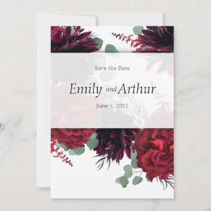 Invitation Ensemble rouge et blanc de la Winery 10 Save the D