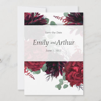 Invitation Ensemble rouge et blanc de la Winery 10 Save the D