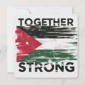 Invitation Ensemble un soutien solide Palestine (Devant)