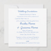 Invitation Ensembles de kits de Mariages bon marché Sunflower (Dos)