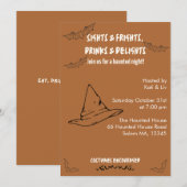 Invitation ensorcelée (Devant / Derrière)