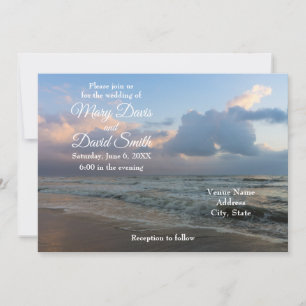 Invitation Entendre Le Mariage Des Vagues