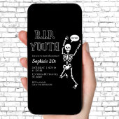 Invitation Enterrement de ma jeunesse, RIP 20 ans