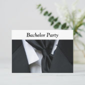 Invitation Enterrement de vie de garçon (Debout devant)