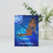 Invitation Enterrement de vie de garçon Fille Sexy Club Disco (Debout devant)