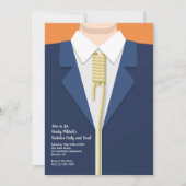 Invitation Enterrement de vie de garçon pendu (Devant)