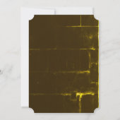 Invitation Enterrement de vie de garçon Smoking Vintage (Dos)