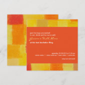 Invitation enterrement de vie de garçon tango d'ét (Devant / Derrière)