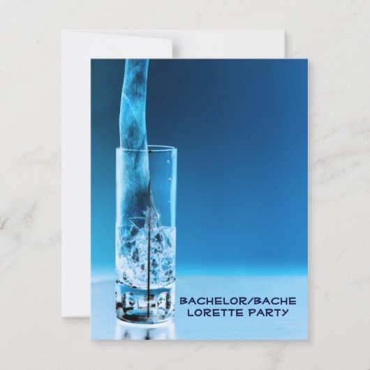 Invitation Enterrement de vie de jeune fille (Devant)