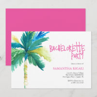 Enterrement de Vie de Jeune Fille Aquarelle Arbre