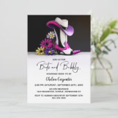 Invitation Enterrement de vie de jeune fille Boots and Bubbly (Debout devant)