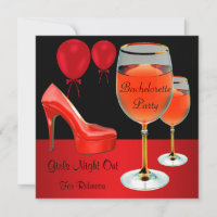 Enterrement de Vie de Jeune Fille Chaussures Rouge
