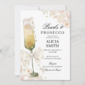 Invitation Enterrement de vie de jeune fille Ivory Bow Perles (Devant)