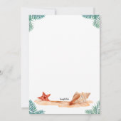 Invitation Enterrement de vie de jeune fille Prêt pour la pla (Dos)