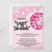 Invitation Enterrement de vie de jeune fille & Shower de mari (Devant)