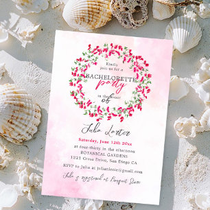 Invitation Enterrement de Vie de Jeune Fille Tropical Sauvage