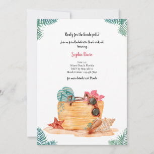 Invitation Enterrements de vie de jeune fille prêts pour la p